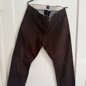 J. Crew 484 Slim Men's Chino Pants - 30x30 - Brown